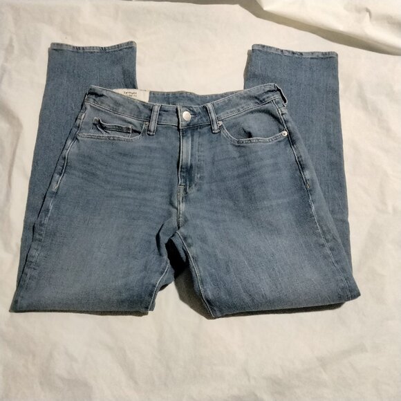 H&M Straight Regular Fit Coupe Droite Standard Denim Jeans Blue Men 32x30 - Picture 1 of 8